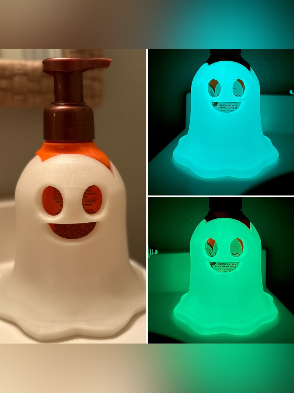 Glow in the Dark Ghost Foaming Soap Holder Bath and Body Works